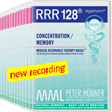 Peter H&uuml;bner - Medical Resonance Therapy Music&reg; - Concentration / Memory - RRR 128
