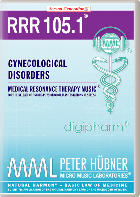 Peter Hübner - Medical Resonance Therapy Music<sup>®</sup> - RRR 105 Gynecological Disorders No. 1