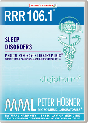 Peter Hübner - Medical Resonance Therapy Music<sup>®</sup> - RRR 106 Sleep Disorders No. 1