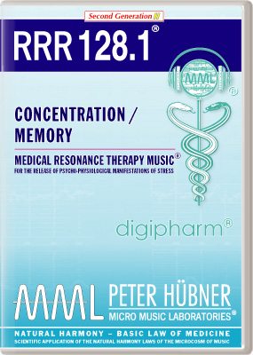 Peter Hübner - Medical Resonance Therapy Music<sup>®</sup> - RRR 128 Concentration / Memory No. 1