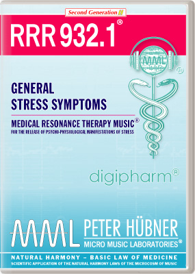 Peter Hübner - Medical Resonance Therapy Music<sup>®</sup> - RRR 932 General Stress Symptoms • No. 1