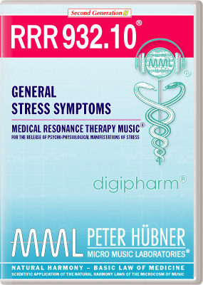 Peter Hübner - Medical Resonance Therapy Music<sup>®</sup> - RRR 932 General Stress Symptoms • No. 10