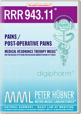 Peter Hübner - Medical Resonance Therapy Music<sup>®</sup> - RRR 943 Pains / Post-Operative Pains No. 11