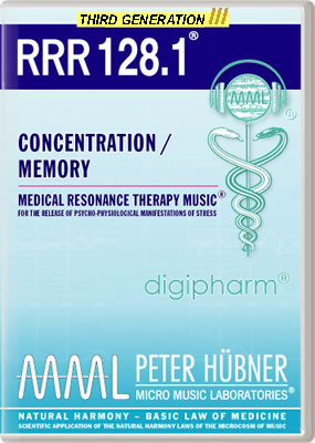 Peter Hübner - Medical Resonance Therapy Music<sup>®</sup> - RRR 128 Concentration / Memory No. 1