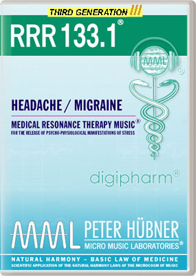 Peter Hübner - Medical Resonance Therapy Music<sup>®</sup> - RRR 133 Headache / Migraine No. 1