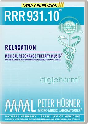 Peter Hübner - Medical Resonance Therapy Music<sup>®</sup> - RRR 931 Relaxation No. 10