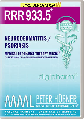 Peter Hübner - Medical Resonance Therapy Music<sup>®</sup> - RRR 933 Neurodermatitis / Psoriasis No. 5