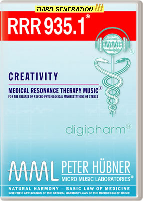 Peter Hübner - Medical Resonance Therapy Music<sup>®</sup> - RRR 935 Creativity No. 1