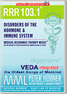 Peter Hübner - Medical Resonance Therapy Music<sup>®</sup> - RRR 103 Disorders of the Hormone & Immune System No. 1