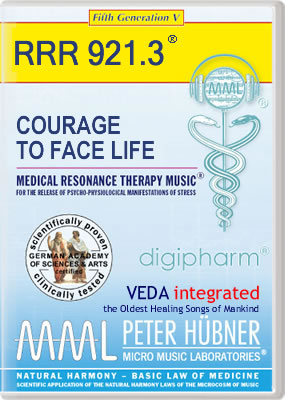 Peter Hübner - Medical Resonance Therapy Music<sup>®</sup> - COURAGE TO FACE LIFE<br>RRR 921 • No. 3