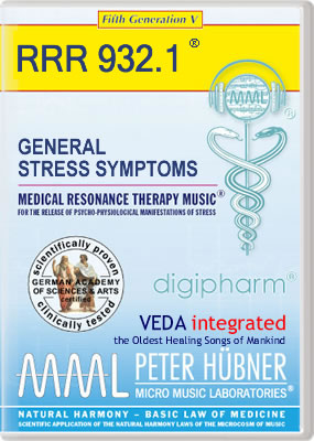 Peter Hübner - Medical Resonance Therapy Music<sup>®</sup> - GENERAL STRESS SYMPTOMS<br>RRR 932 • No. 1